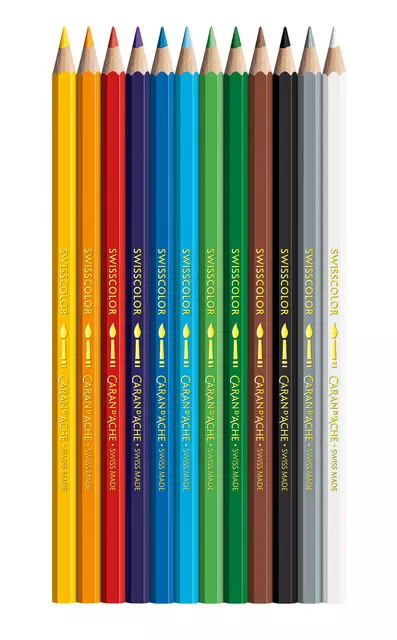 Buy your Kleurpotloden Caran D'ache aquarel doos à 12stuks at QuickOffice BV