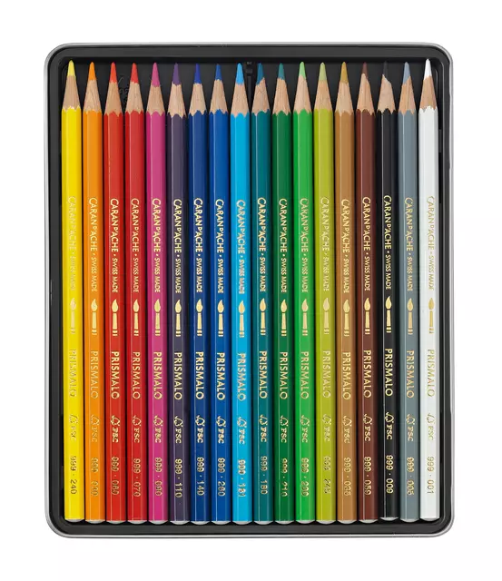 Een Kleurpotloden Caran d'Ache Prismalo 18 stuks assorti koop je bij QuickOffice BV