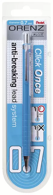 Een Vulpotlood Pentel Orenz B 0.7mm blauw koop je bij Egner kantoorspecialisten