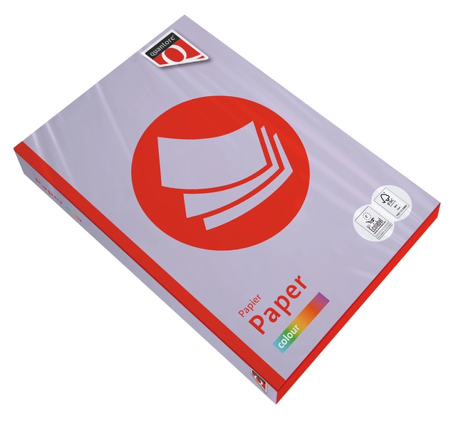 Een Kopieerpapier Quantore Colour A4 120gr lila 250vel koop je bij Romijn Office Supply