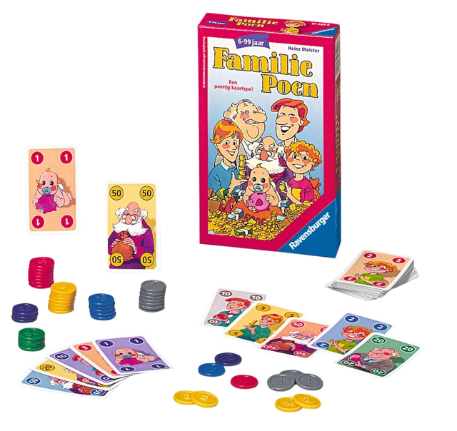 Een Familie Poen pocketspel koop je bij Clippz! Office Supplies