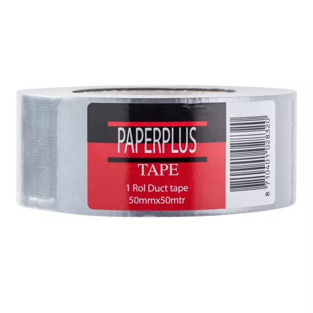 Een Plakband Paperplus 185452 ductape 50mmX50m koop je bij Deska Alles voor Kantoor