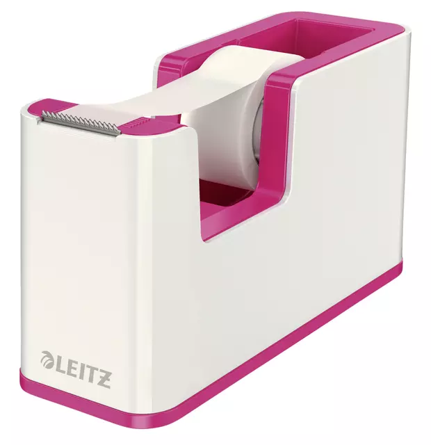 Buy your Plakbandhouder Leitz WOW wit/roze at QuickOffice BV