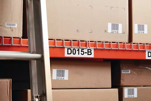 Een Etiket Dymo LabelWriter industrieel 19x64mm 2 rollen á 450 stuks wit koop je bij De Joma BV