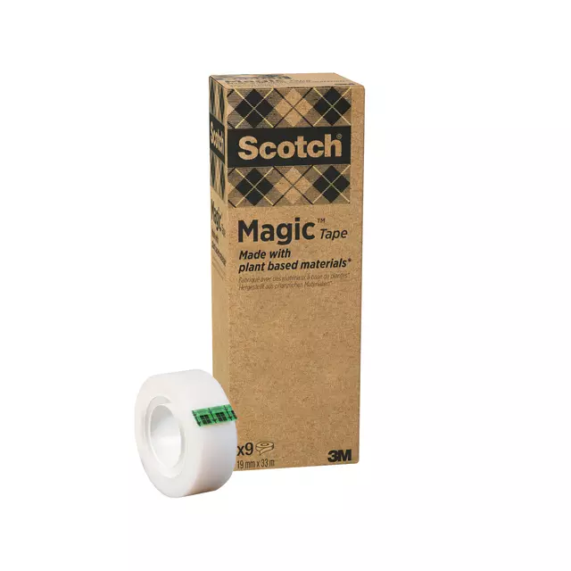 Een Plakband Scotch Magic 900 19mmx33m onzichtbaar mat koop je bij De Joma BV