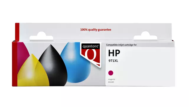 Een Inktcartridge Quantore alternatief tbv HP CN627AE 971XL rood koop je bij Clippz! Office Supplies