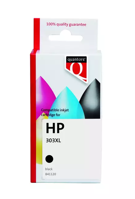 Een Inktcartridge Quantore alternatief tbv HP T6N04AE 303XL zwart HC koop je bij De Joma BV