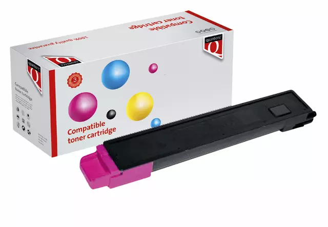 Een Toner Quantore alternatief tbv Kyocera TK-8325M rood koop je bij Clippz! Office Supplies