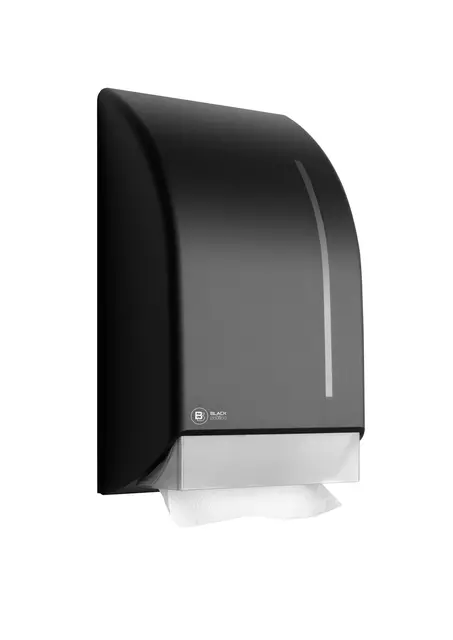 Een Handdoekdispenser BlackSatino PT30 zwart 331930 koop je bij All Office Kuipers BV