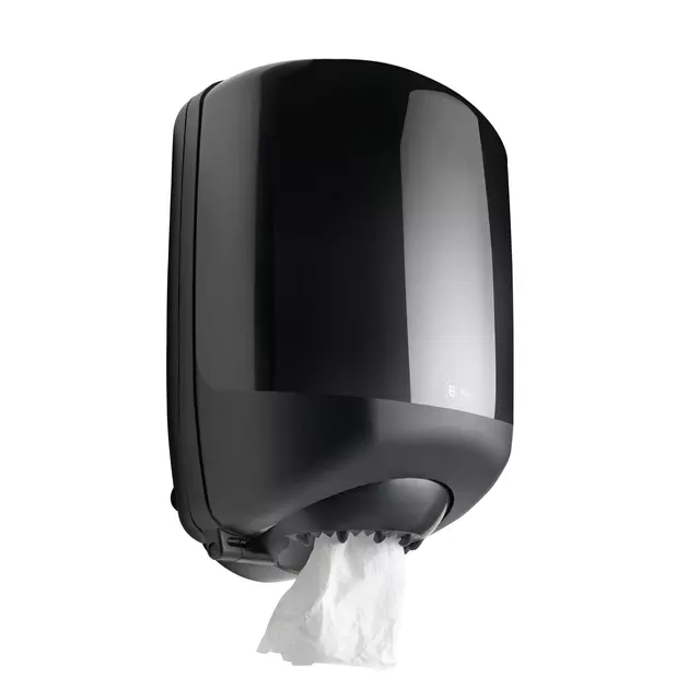 Een Poetspapierdispenser BlackSatino CF40 centerfeed zwart 332470 koop je bij Sysdicom BV