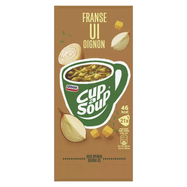 Een Cup-a-Soup Unox Franse ui 175ml koop je bij All Office Kuipers BV