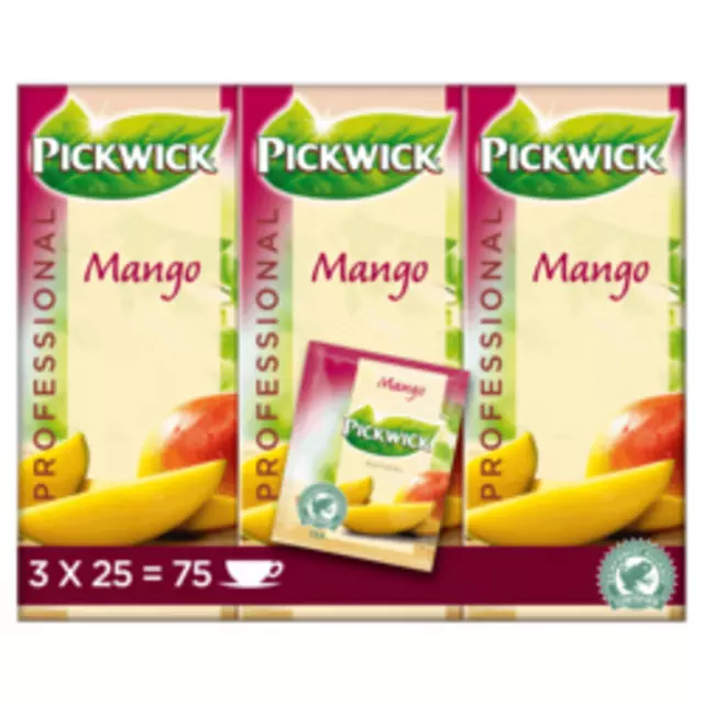 Een Thee Pickwick mango 25x1.5gr koop je bij Kantorice office & business supplies