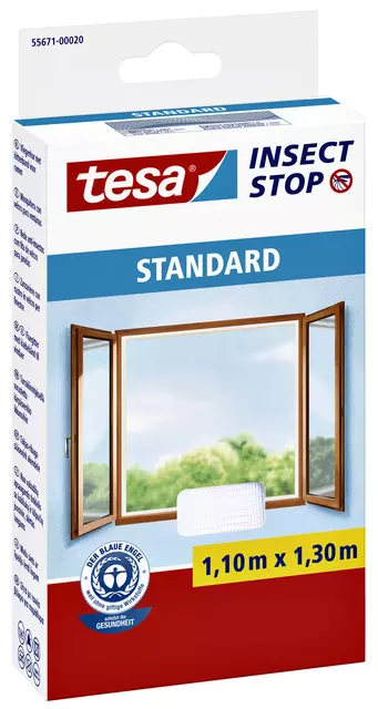 Een Insectenhor tesa® Insect Stop STANDARD raam 1,10x1,30m wit koop je bij Kantoorboekhandel Van Atten