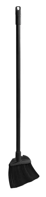 Een Handveger Rubbermaid Executive Lobby Broom met lange steel zwart koop je bij De Joma BV