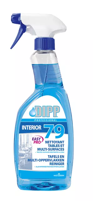 Een Meubeloppervlakte reiniger DIPP spray 750ml koop je bij D. Sonneveld B.V.