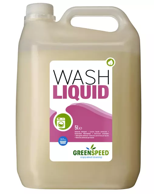 Een Wasmiddel Greenspeed wash liquid 5 liter koop je bij All Office Kuipers BV