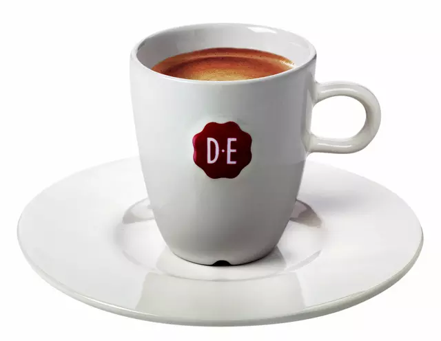 Een Schotel Douwe Egberts espresso wit koop je bij All Office Kuipers BV