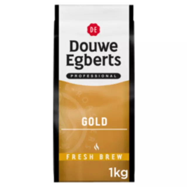 Een Café Douwe Egberts Fresh Brew Gold pour distributeur 1kg koop je bij QuickOffice BV