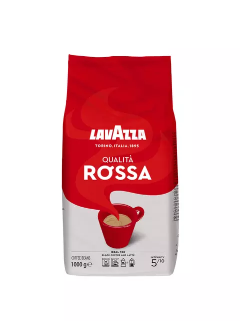 Een Koffie Lavazza bonen Qualita Rossa 1000gr koop je bij De Joma BV