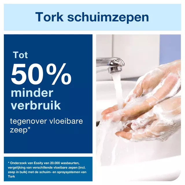 Een Zeepdispenser Tork S4 Elevation modern design wit 561500 koop je bij Kantoorboekhandel Van Atten