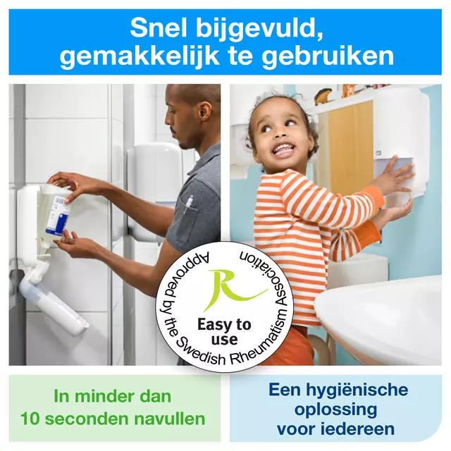 Een Handzeep Tork S1 vloeibaar extra hygiënisch ongeparfumeerd 1000ml 420810 koop je bij All Office Kuipers BV