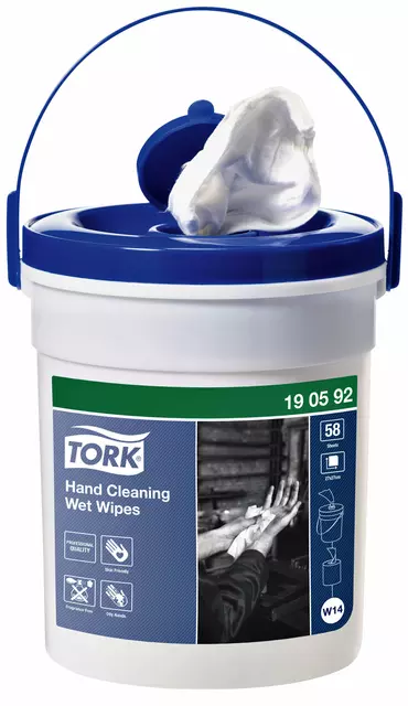 Een Reinigingsdoek Tork Hand Cleaning W14 wit 190592 koop je bij All Office Kuipers BV