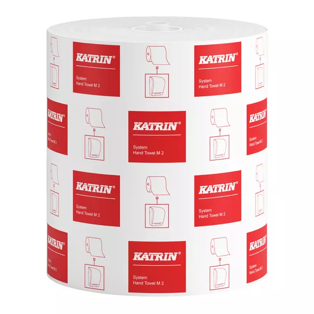 Een Handdoekrol Katrin 2-laags wit medium 160mx209mm koop je bij Quality Office Supplies