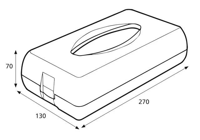 Een Dispenser Katrin 92629 facial tissues wit koop je bij De Rijk Kantoorshop