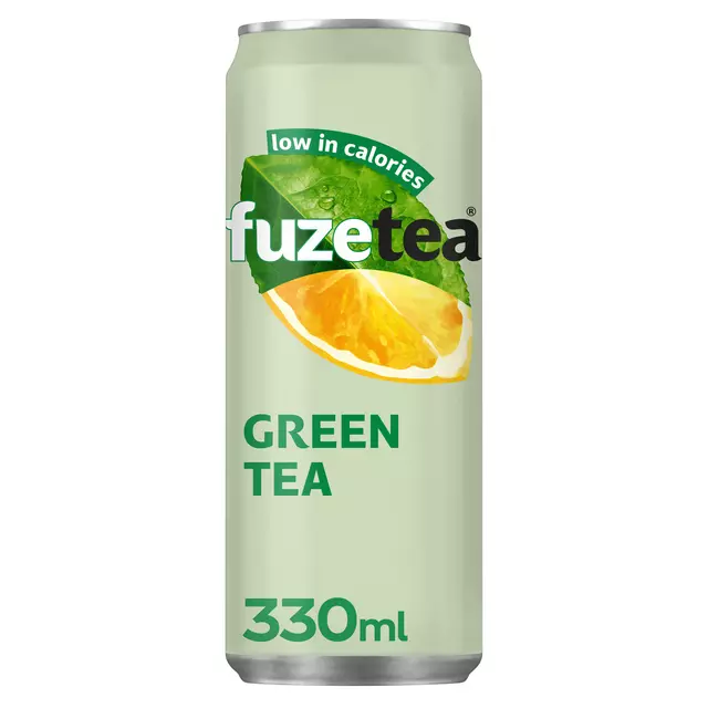 Een Frisdrank Fuze Tea green blik 330ml koop je bij All Office Kuipers BV