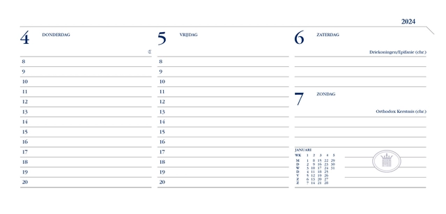 Een Agenda 2025 Ryam Memoplan 7 Mundior 7dagen/2pagina's landscape zwart koop je bij Quality Office Supplies