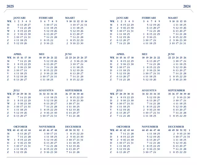 Een Agenda 2025 Ryam memoplan 7 plus Mundior 7d /2p zw koop je bij All Office Kuipers BV