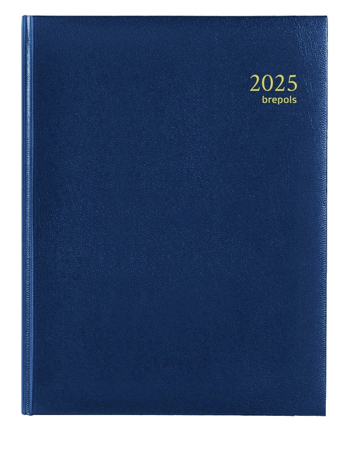 Een Agenda 2025 Brepols Ambassador Lima 1dag/1pagina blauw koop je bij Quality Office Supplies