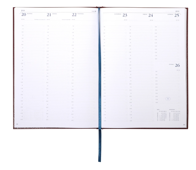 Een Agenda 2025 Ryam Weekly Mundior 7dagen/2pagina's bordeaux koop je bij Clippz! Office Supplies