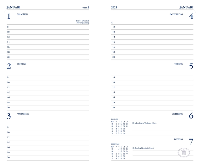 Een Agenda 2025 Ryam Memoplan 7 Mundior 7dagen/2pagina's bordeaux koop je bij Kantorice office & business supplies