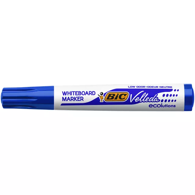 Een Viltstift Bic Velleda 1701 whiteboard rond large blauw koop je bij De Joma BV