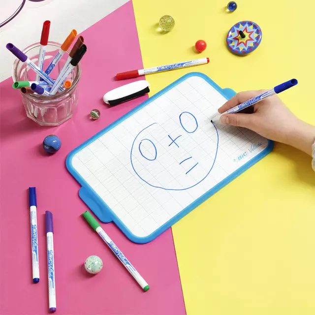 Een Viltstift Bic Velleda 1721 whiteboard rond fijn rood koop je bij Zevenbergen de project- en kantoorinrichters bv