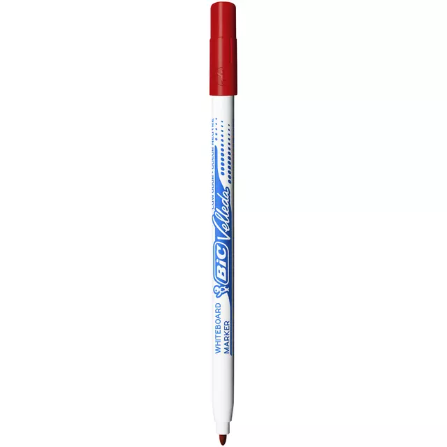 Een Viltstift Bic Velleda 1721 whiteboard rond fijn rood koop je bij QuickOffice BV