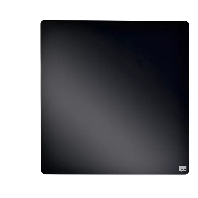 Een Whiteboard Nobo tegel 36x36cm zwart magnetisch koop je bij De Joma BV