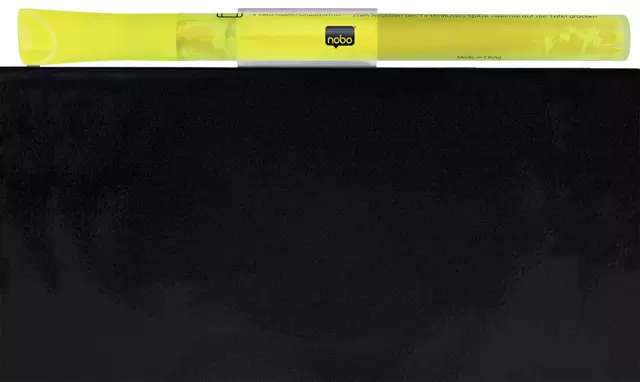 Een Whiteboard Nobo tegel 36x36cm zwart magnetisch koop je bij De Joma BV