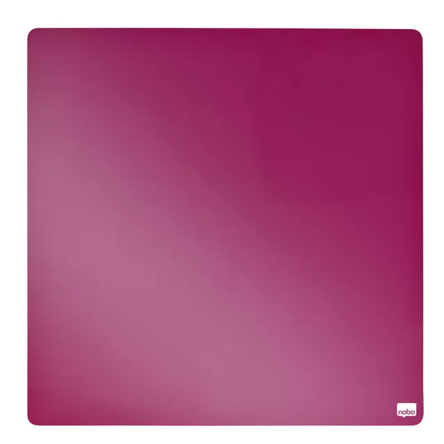 Whiteboard Nobo tegel 36x36cm roze magnetisch