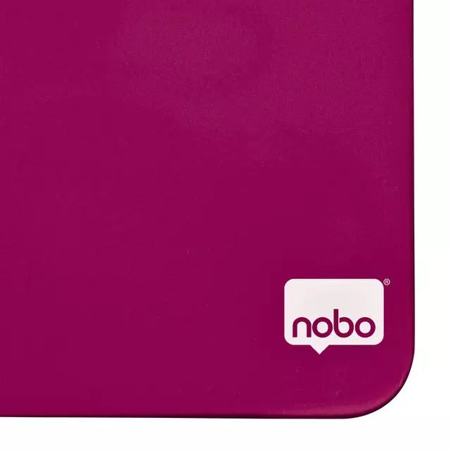 Een Whiteboard Nobo tegel 36x36cm roze magnetisch koop je bij Clippz! Office Supplies