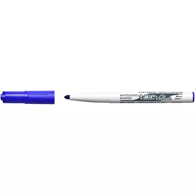 Een Viltstift Bic Velleda 1744 whiteboard rond medium assorti kartonnen etui à 4 stuks koop je bij Avoux