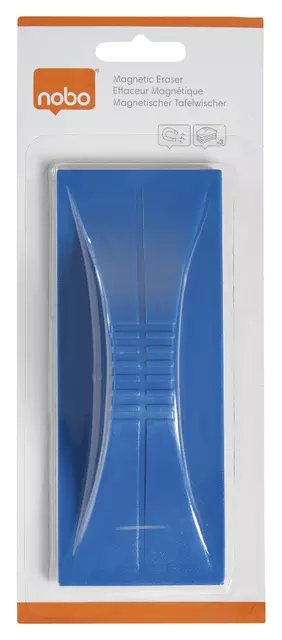Een Whiteboardwisser Nobo magnetisch blauw koop je bij iPlusoffice