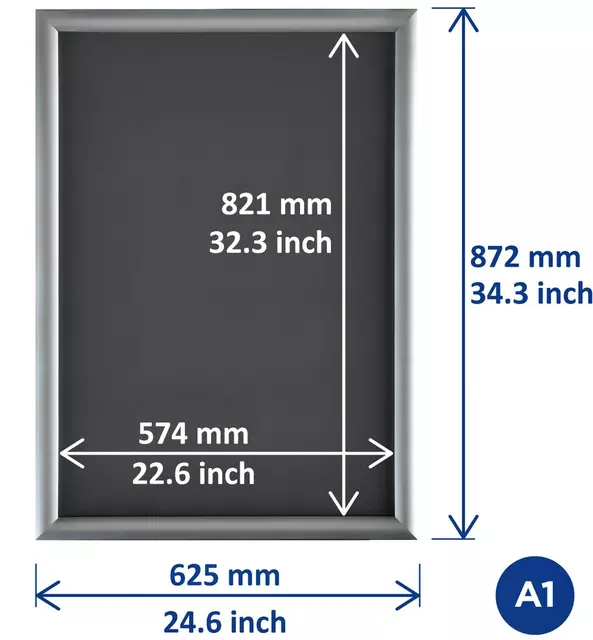 Buy your Kliklijst Europel A1 25mm at QuickOffice BV