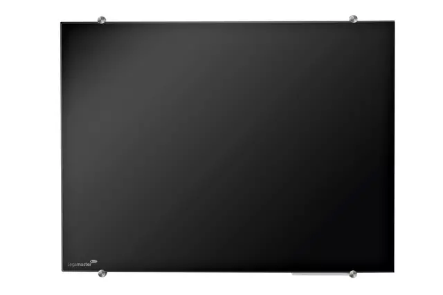 Een Glasbord Legamaster 90x120cm zwart koop je bij De Joma BV