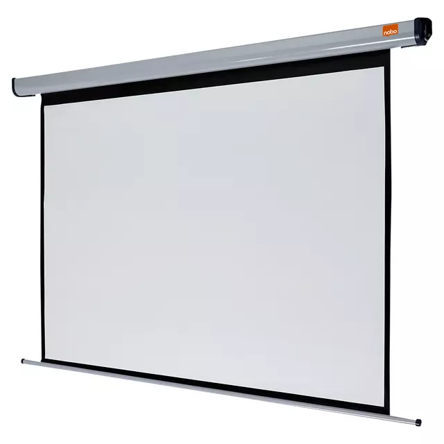 Een Projectiescherm Nobo wand 200cm elektrisch koop je bij Clippz! Office Supplies