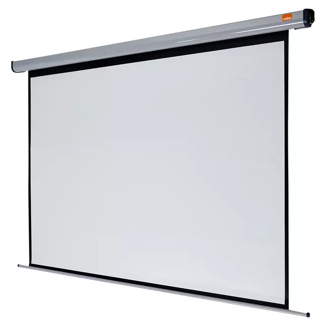 Een Projectiescherm Nobo wand 240cm elektrisch koop je bij Clippz! Office Supplies