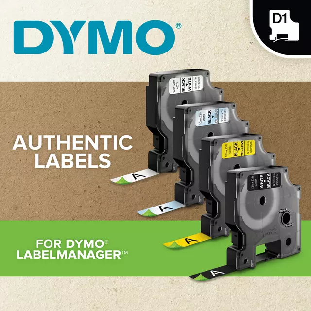 Een Labelprinter Dymo LabelManager 360D draagbaar azerty 19mm zwart koop je bij De Joma BV