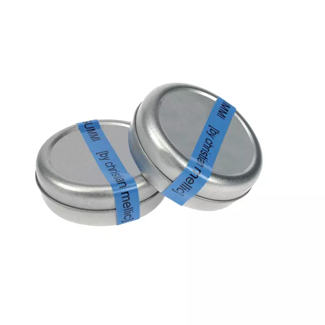 Een Labeltape Dymo LabelManager D1 polyester 19mm zwart op blauw koop je bij Clippz! Office Supplies