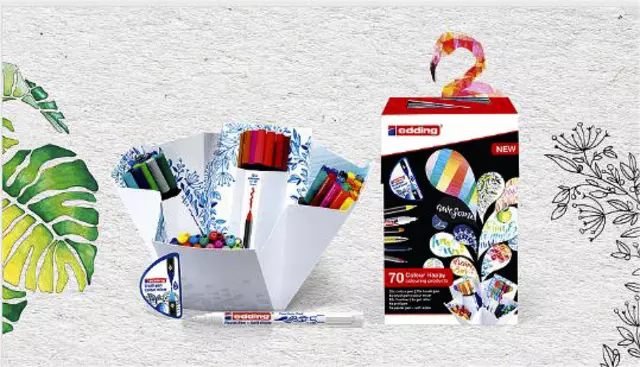 Een Feutre pinceau edding 69+ 1 Colour Happy 70pcs assorti koop je bij QuickOffice BV